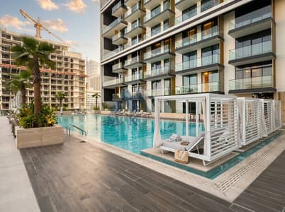 2 Cпальни Квартира в аренду в Джумейра Вилладж Серкл (ДЖВС), Дубай - Pool. jpg 2 Cпальни Квартира в аренду в Джумейра Вилладж Серкл (ДЖВС), Дубай - Pool. jpg