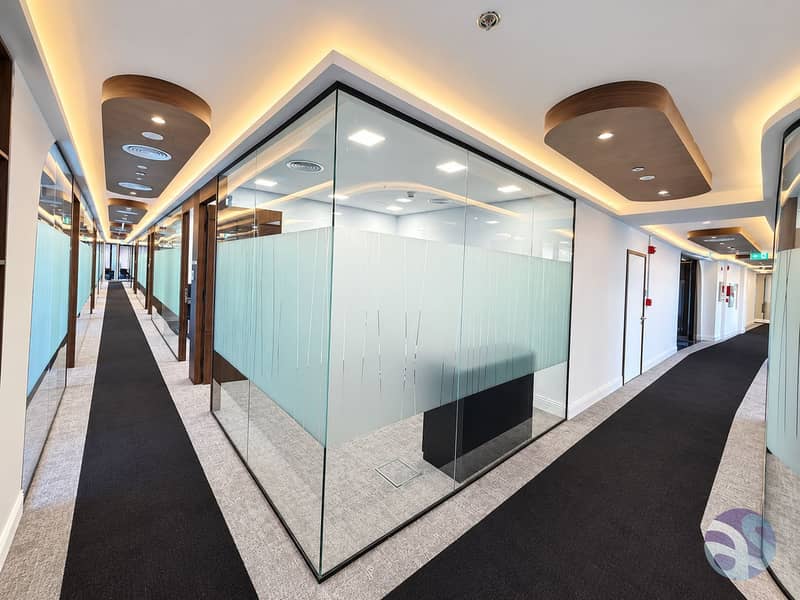 4 Bright Modern Office Corridor. png