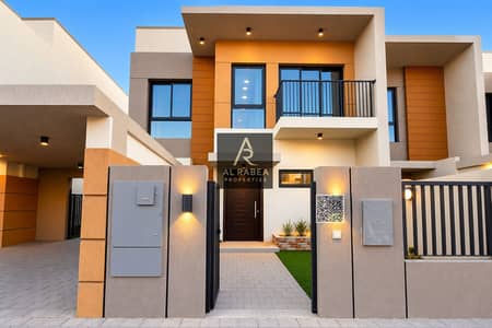 3 Schlafzimmer Villa zum Verkauf in Al Amerah, Ajman - واجهة فيلا عصرية بإضاءة دافئة. png
