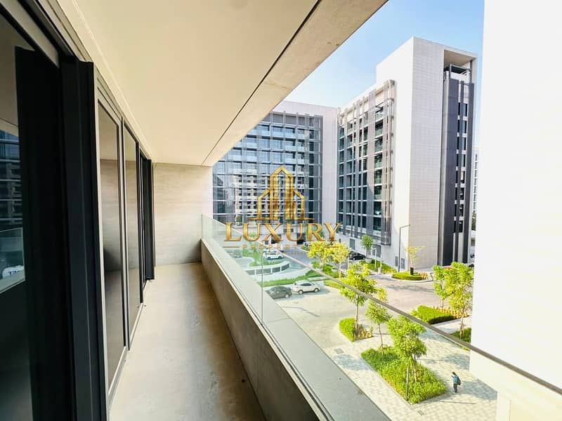 3 Brand-New 1-Bedroom Apartment in Sukoon, Aljada | Spacious Balcony & Pool View