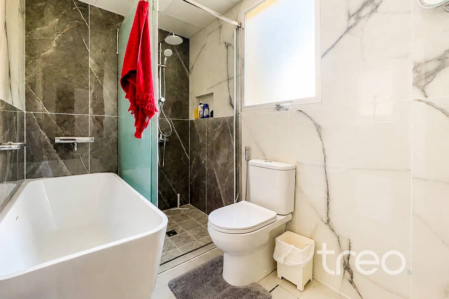 6 Modern Marble Bathroom with Red Towel. jpg