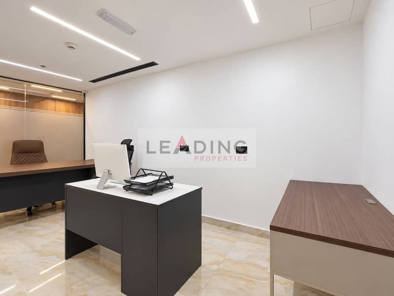 4 Refined modern office interior. png