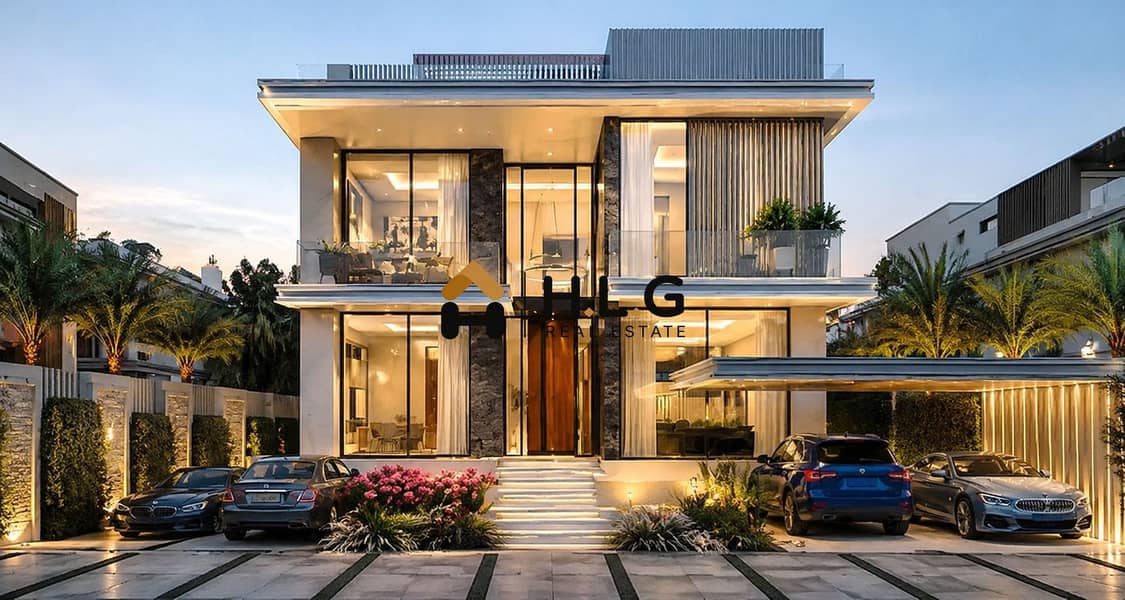 Modern Luxury Home at Dusk. png Modern Luxury Home at Dusk. png