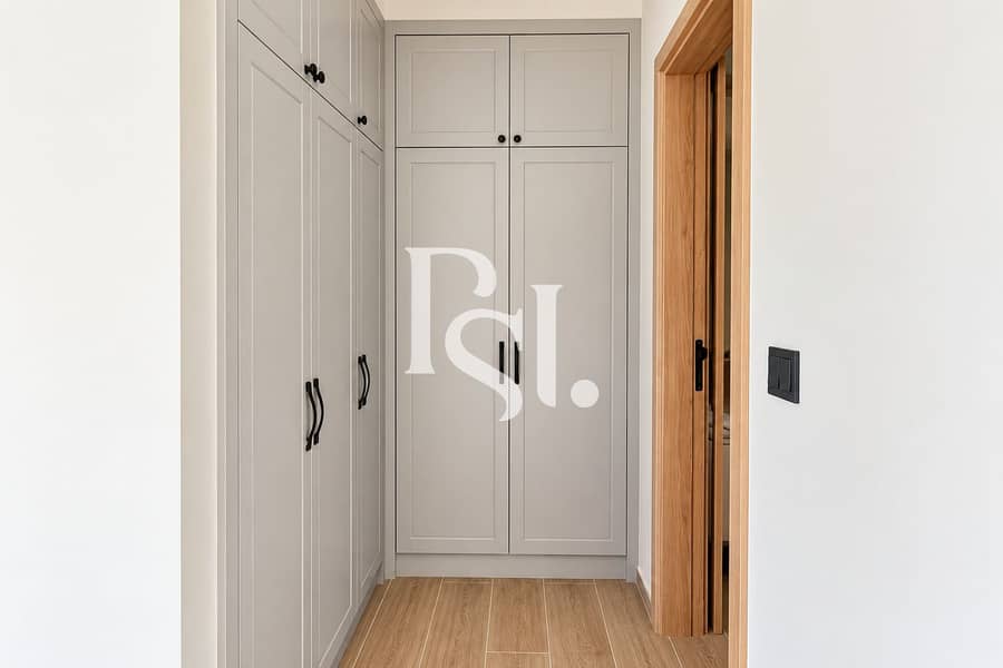 16 Minimalist Greige Built-In Wardrobe Hallway. png