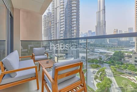 2 Bedroom Flat for Rent in Downtown Dubai, Dubai - Premium Furnishings | Burj View | Boulevard Living