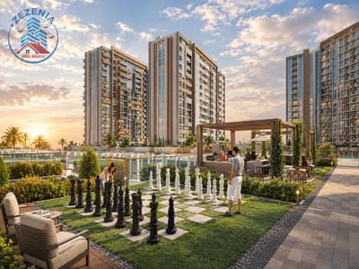 2 Bedroom Apartment for Sale in Dubai Investments Park (DIP), Dubai - Golden Hour Chess Garden. png