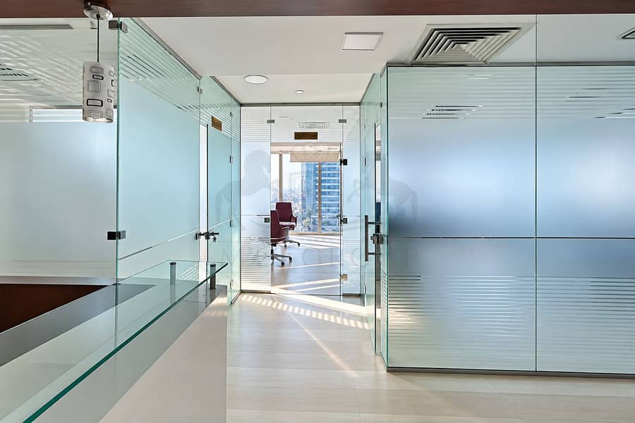 9 Modern Glass Office Corridor. png