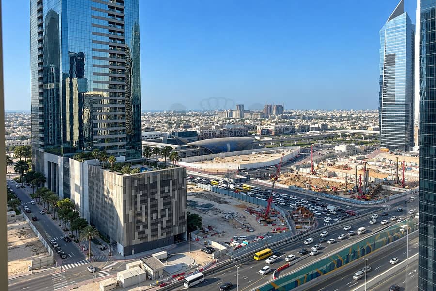 15 Dubai Skyline Overlooking Highways and Construction. png