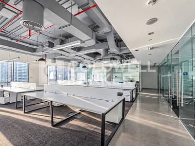 Office for Rent in Dubai Marina, Dubai - Grade A I Vacant & Furnished I Near Metro