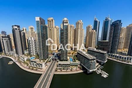 2 Bedroom Apartment for Rent in Dubai Marina, Dubai - Full Marina View | Fully Furnished | High Floor
