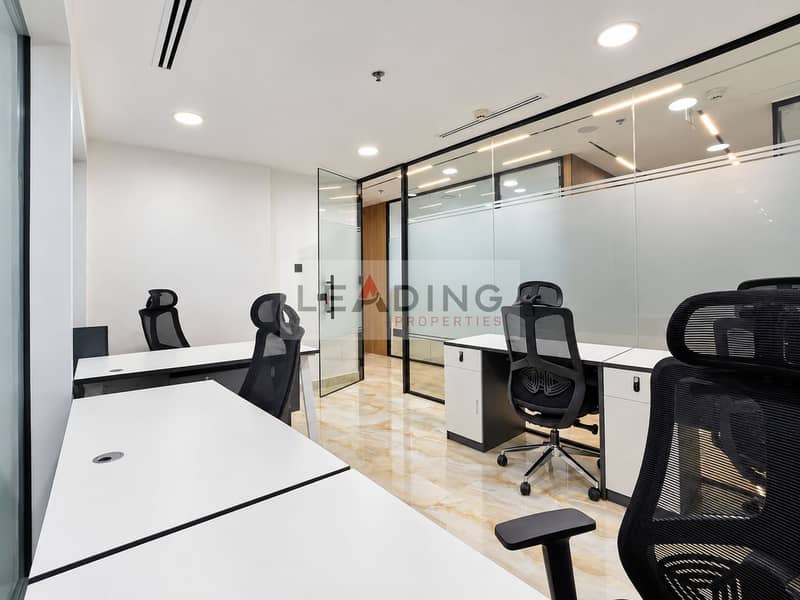 7 Polished contemporary office showroom. png
