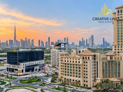 2 habitaciones Apartamento para en Alquiler en Dubai Healthcare City Phase 2, Dubai - Dubai Skyline at Sunset. png 2 habitaciones Apartamento para en Alquiler en Dubai Healthcare City Phase 2, Dubai - Dubai Skyline at Sunset. png