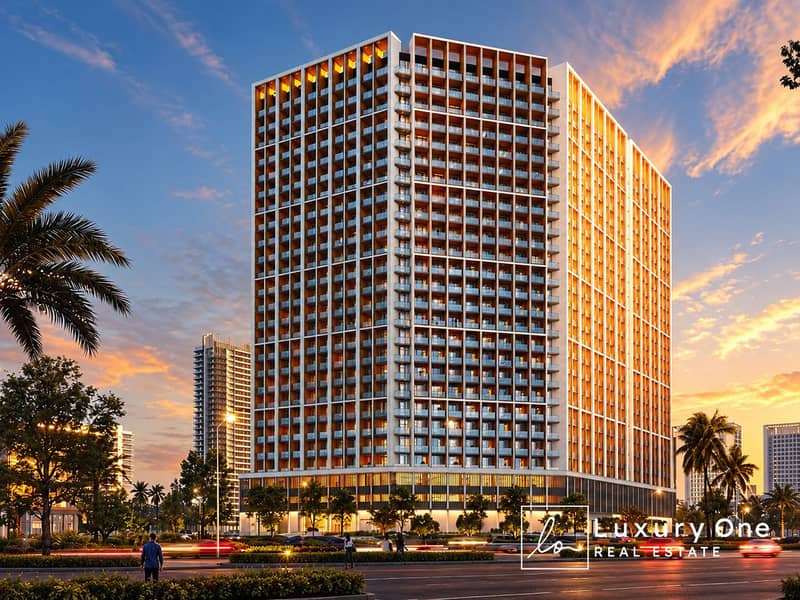 6 Golden Hour High-Rise Cityscape. png