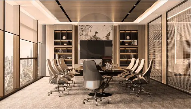 Pool & Boulevard View | Modern Office | Symphony by Imtiaz, Meydan