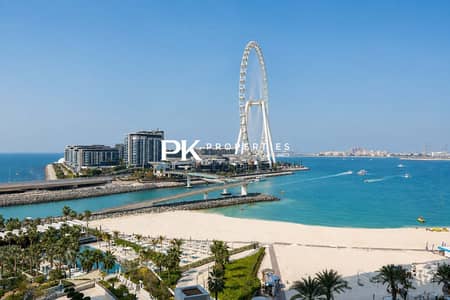 朱美拉海滩住宅（JBR）， 迪拜 3 卧室单位待租 - Luxury Apartment with Sea Views & Beach Access