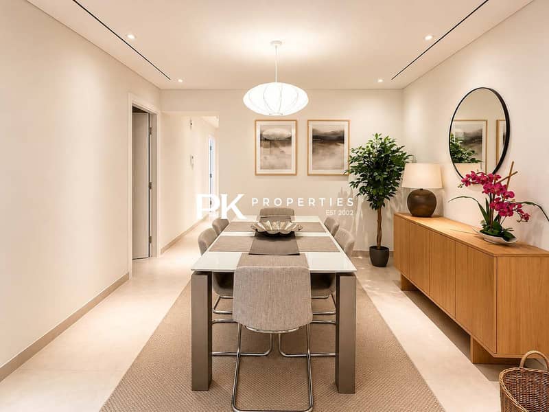 5 Elegant 3BR Apartment in Dubai Greens with Garden View