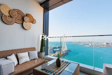 朱美拉海滩住宅（JBR）， 迪拜 2 卧室公寓待租 - Address Dubai: 2BR Seaview Apartment on The Walk