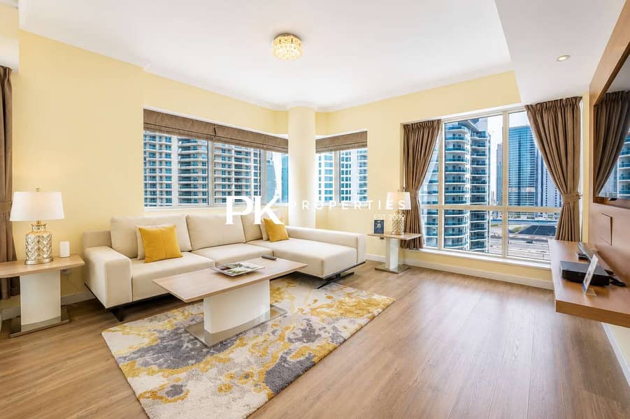 2 Dubai Marina 1BR Apartment with Gym & Pool