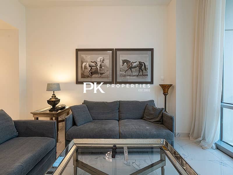 2 Noora Tower 1 BR: Canal Views & Pool Access
