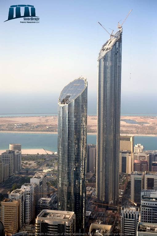 شقة في برج محمد بن راشد - مركز التجارة العالمي منطقة الكورنيش 1 غرف 109725 درهم - 3108225