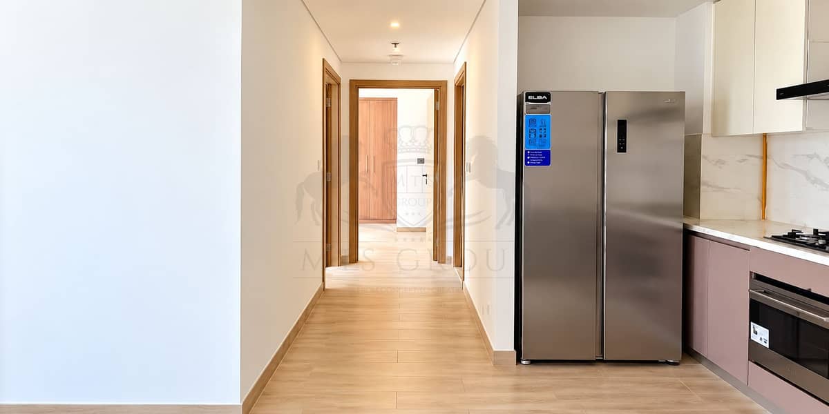 9 Modern Apartment Corridor and Kitchen. png