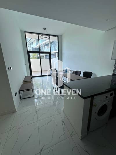 2 Bedroom Flat for Rent in Masdar City, Abu Dhabi - Furnished 2BR | Large Private Backyard | Pool View | The Gate