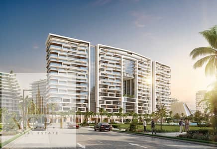 استوديو  للبيع في دبي الجنوب، دبي - Dubai South_Azizi Venice_B 001_Front Sreet View Day_03. jpg
