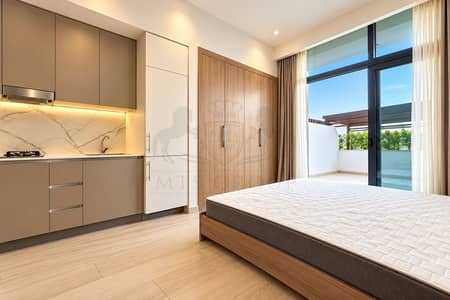 Monolocale in affitto a Meydan, Dubai - Modern Studio Apartment with Balcony Views. png