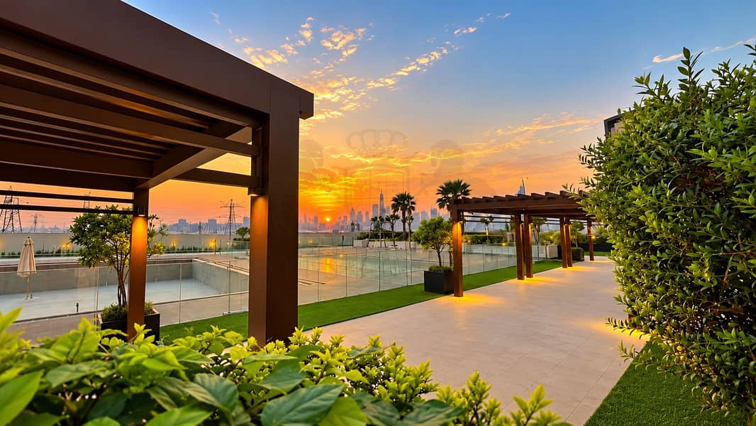 14 Luxury Rooftop Sunset Over City Skyline. png
