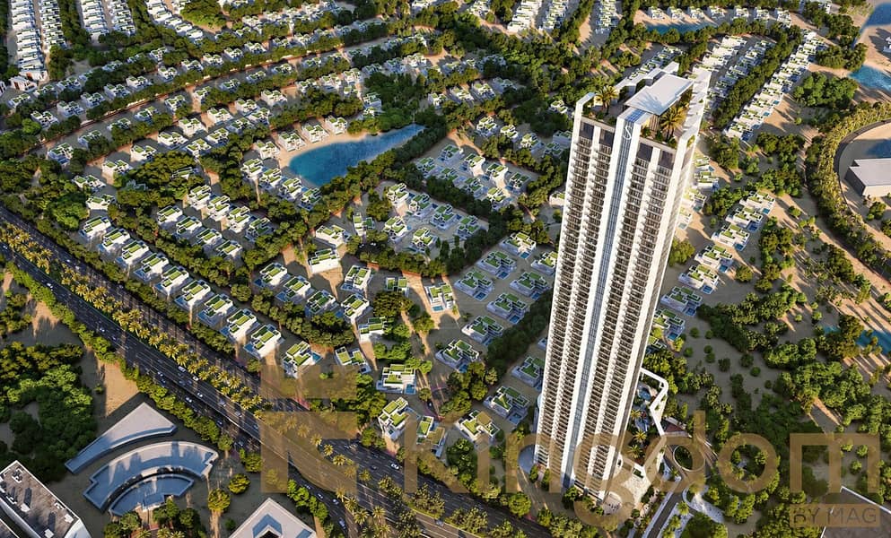 8 Sunlit Green Villa Community with Tower. png