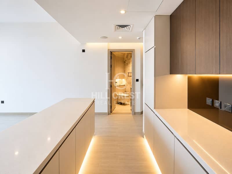 7 Modern Kitchen Corridor to Marble Bathroom. png