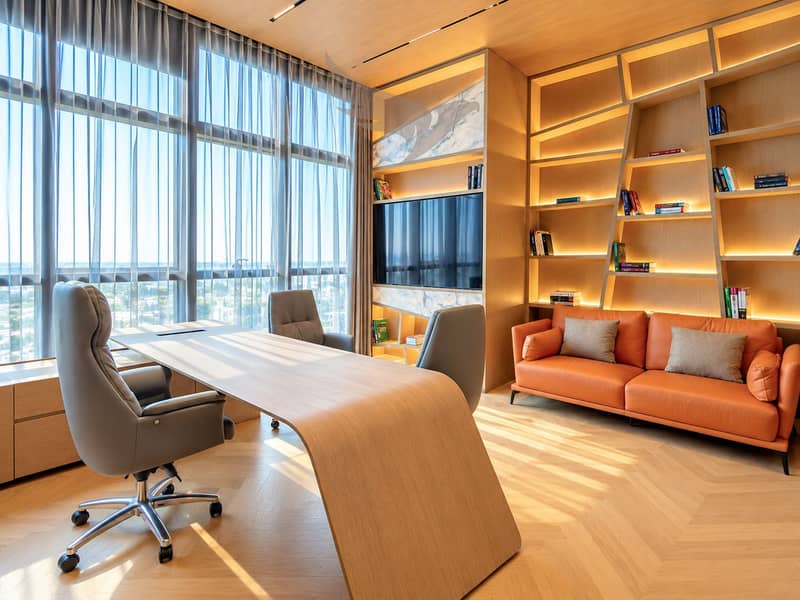6 Premium Finishes | Ready Office | 2 Parking