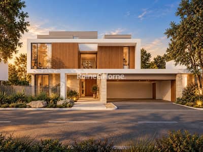 5 Bedroom Villa for Sale in The Valley by Emaar, Dubai - Corner Plot | Park Backing | Attached Greenbelt