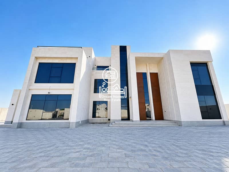 2 Modern Luxury Villa Under Blue Skies. png