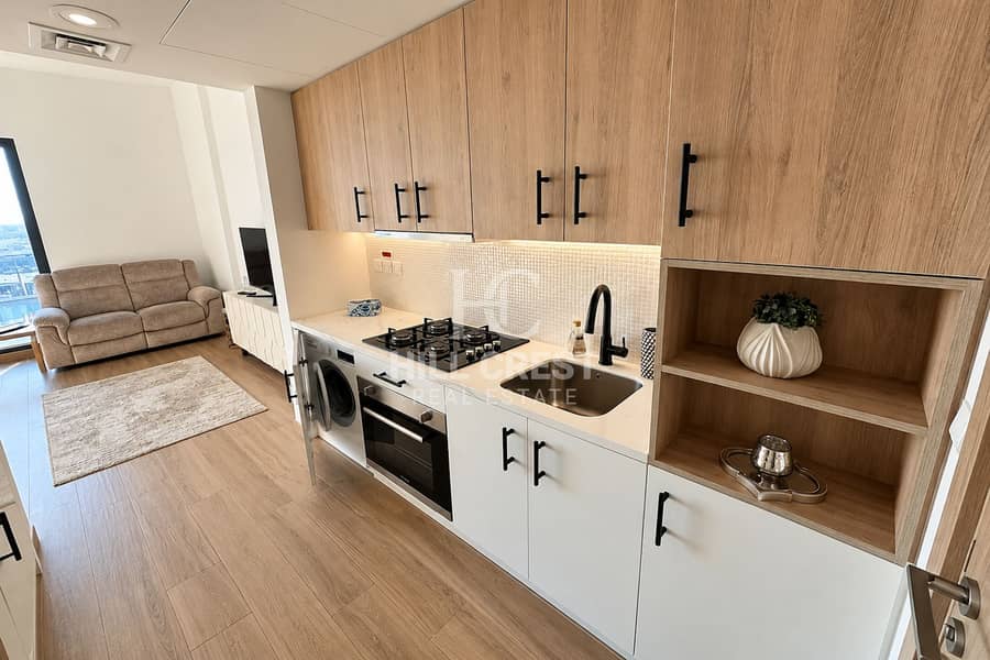 5 Modern Oak Kitchen and Cozy Living Space. png