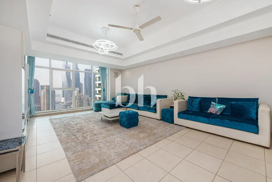 High Floor | Furnished | Maids Room | 3 Parkings.