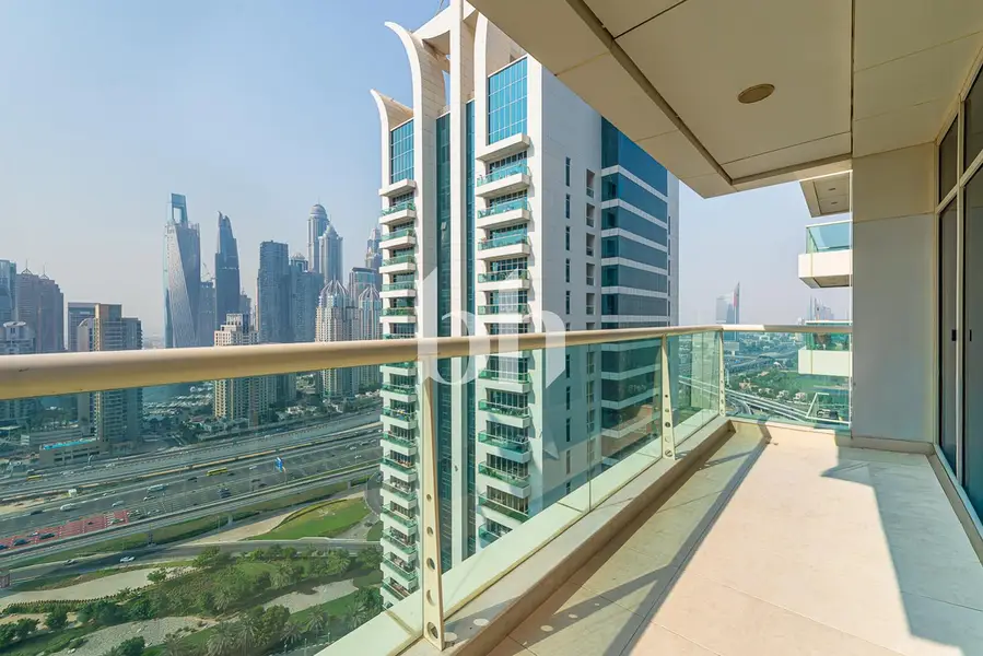 High Floor | Furnished | Maids Room | 3 Parkings.