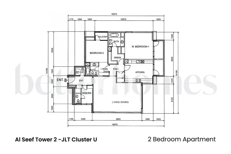 High Floor | Furnished | Maids Room | 3 Parkings.