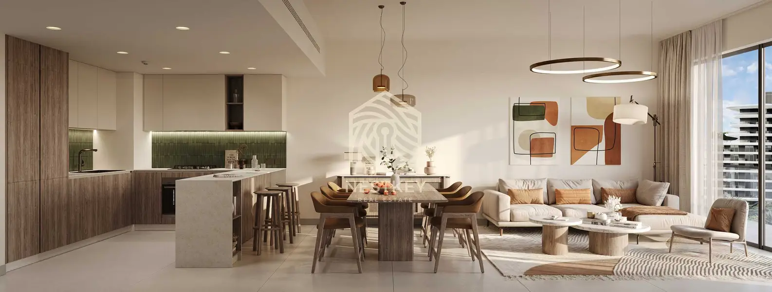 Aldar Haven 1BR | Amenities & Villa View