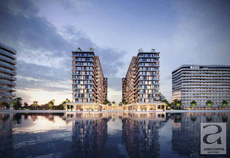 Waterfront Studio | Azizi Venice 14 | Lagoon & Marina Views