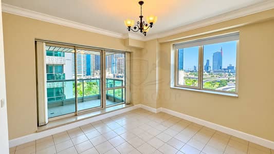 Appartement de 1 chambre à à louer à Dubai Marina, Dubai - Bright Empty Apartment with City Views. png