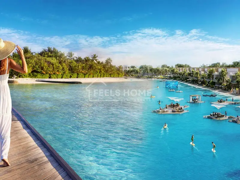 Exquisite 4BR Townhouse | Lagoon Views | Resort Living | Fiji 1 at Damac Islands