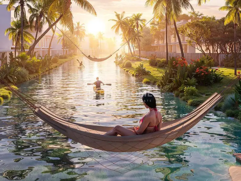 Exquisite 4BR Townhouse | Lagoon Views | Resort Living | Fiji 1 at Damac Islands