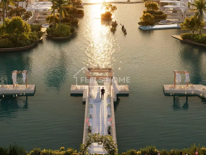 Exquisite 4BR Townhouse | Lagoon Views | Resort Living | Fiji 1 at Damac Islands