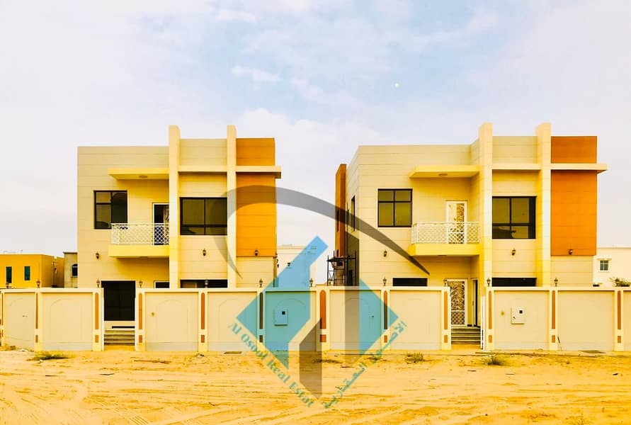 For sale villa magnificence in Ajman very excellent finishing the villa has free life and on monthly installments for 25 years with a large banking leniency