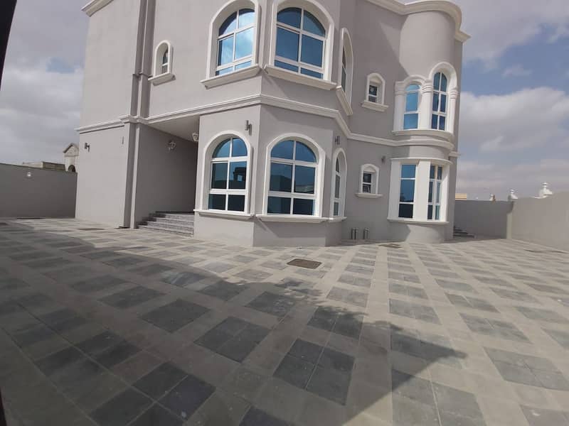 Brand New 6 Bedrooms Villa with Separate Entrance and Yard in Al Shamkha South
