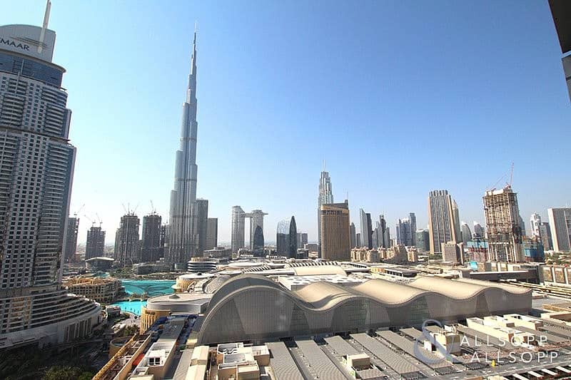 2 Bed + Study | Fountain and Burj View