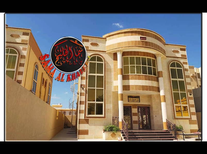 Two storey villa, stone facade for sale in Ajman