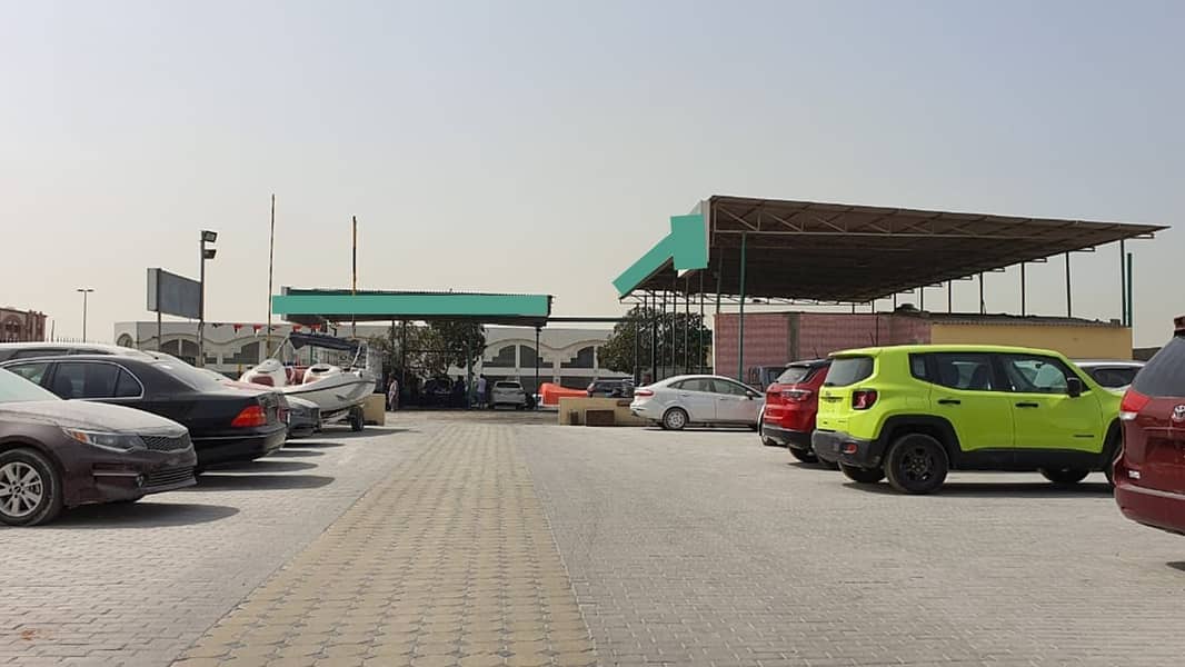 30000 sq ft Open Land with existing service station available in Industrial area no 5, Sharjah