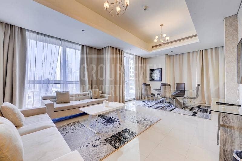 Luxurious Fully Furnished 2 Beds Apt  in Marina